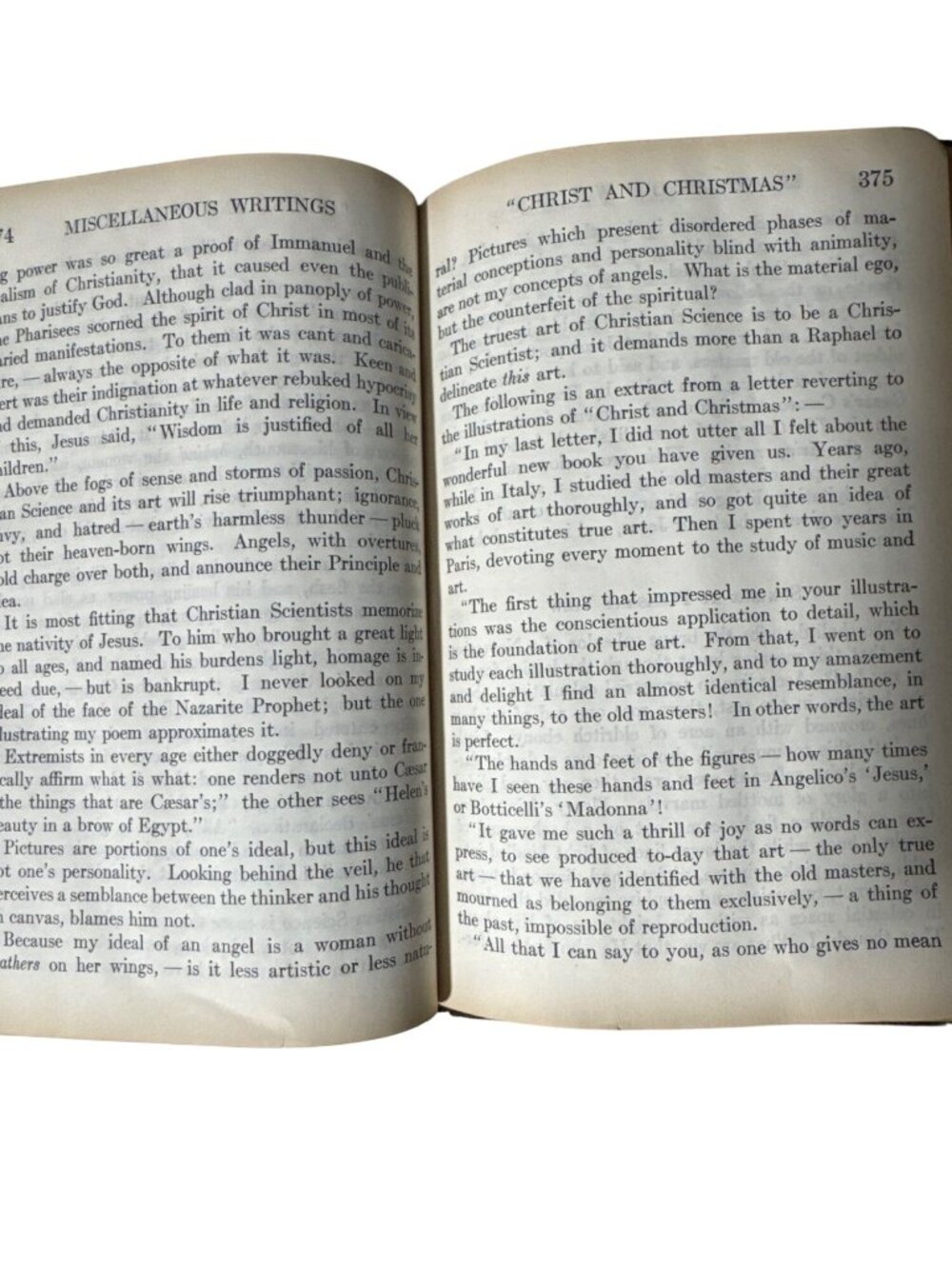 Antique Miscellaneous Writings 1883-1896 By Mary Baker Eddy Hardcover Book - Picture 15 of 16